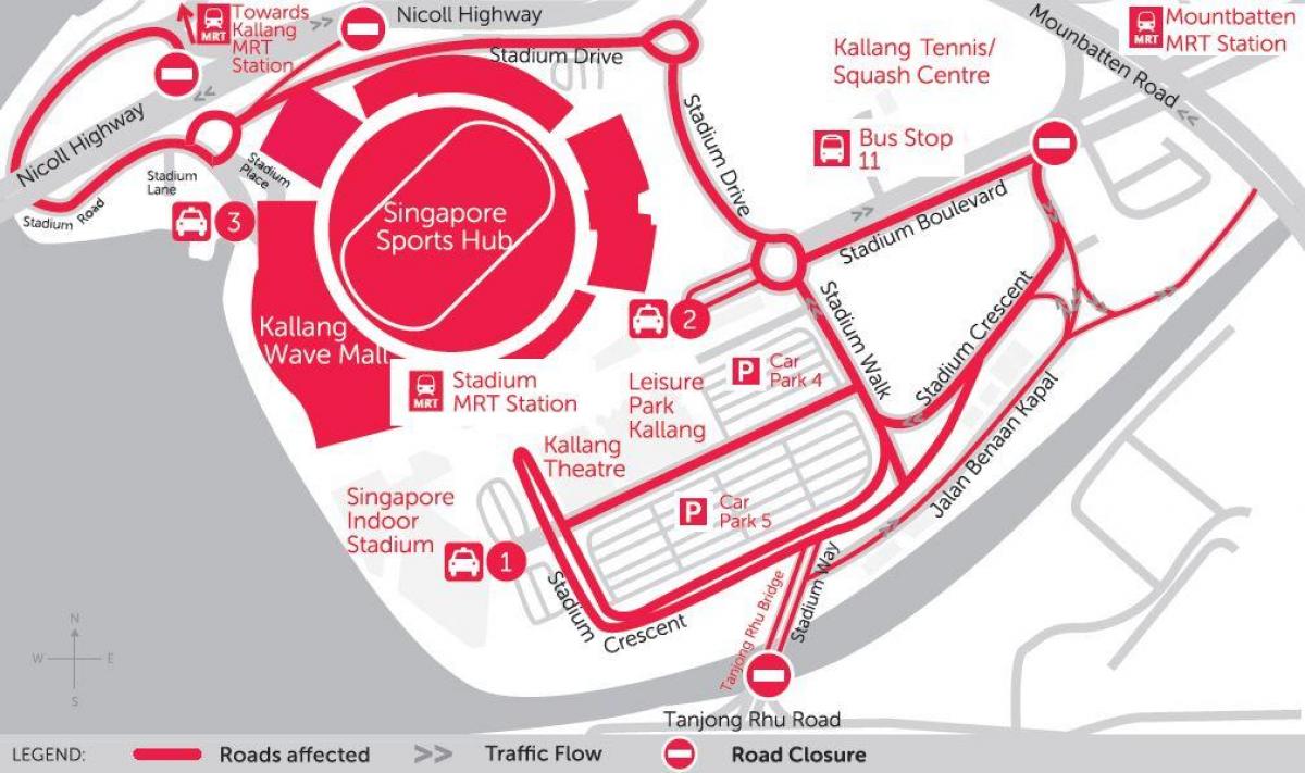 mapa de Singapur esports hub