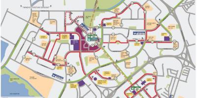 Mapa de la bicicleta de Singapur
