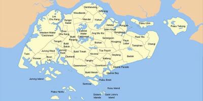Mapa de Singapur erp