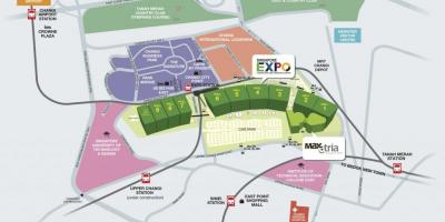 Mapa de Singapur expo